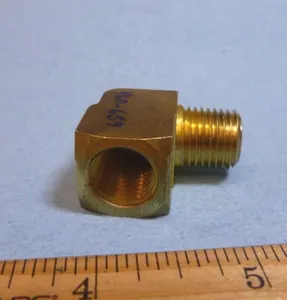 PIPER 460-659 FITTING, FUEL SEDIMENT BOWL OUTLET 1/4 x 1/4 NPT